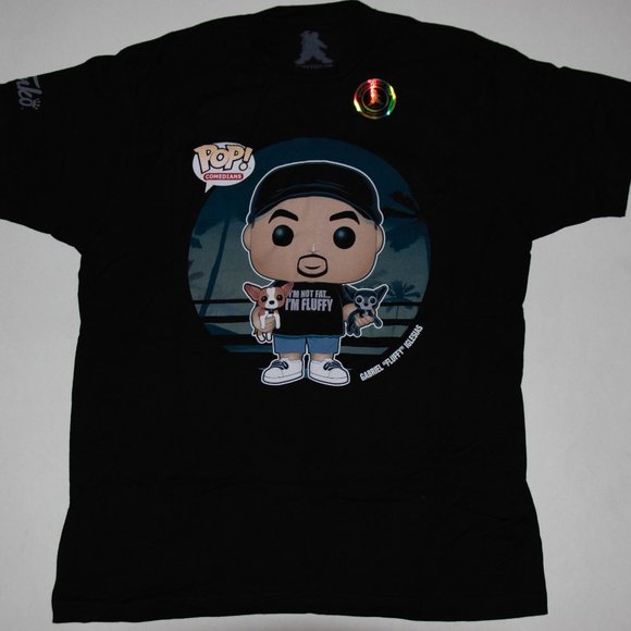 Gabriel Iglesias I'm Not Fat... I'm Fluffy Funko Pop T-shirt Size L - Picture 1 of 3